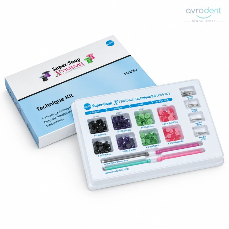 Shofu Super-Snap XTREME Technique Kit for Finishing & Polishing Composite and Porcelain - Avradent Dental Store