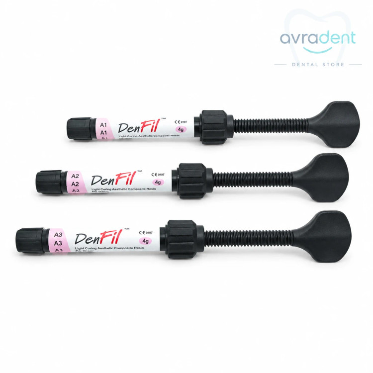 کامپوزیت میکروهیبرید لایت کیور دنفیل وریکوم Vericom DenFil 4g Composite Resin