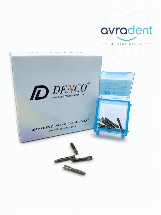 خرید و قیمت اسکرو پست تیتانیومی دنکو Denco Titanium Screw Post بسته بندی اورجینال - پین داخل کانال دندانپزشکی - فروشگاه اورادنت