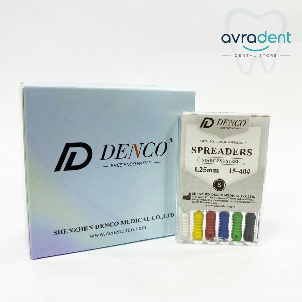 خرید و قیمت اسپریدر استیل دنکو DENCO طول ۲۵ میلی متر - تجهیزات اندودانتیکس دندانپزشکی اورادنت