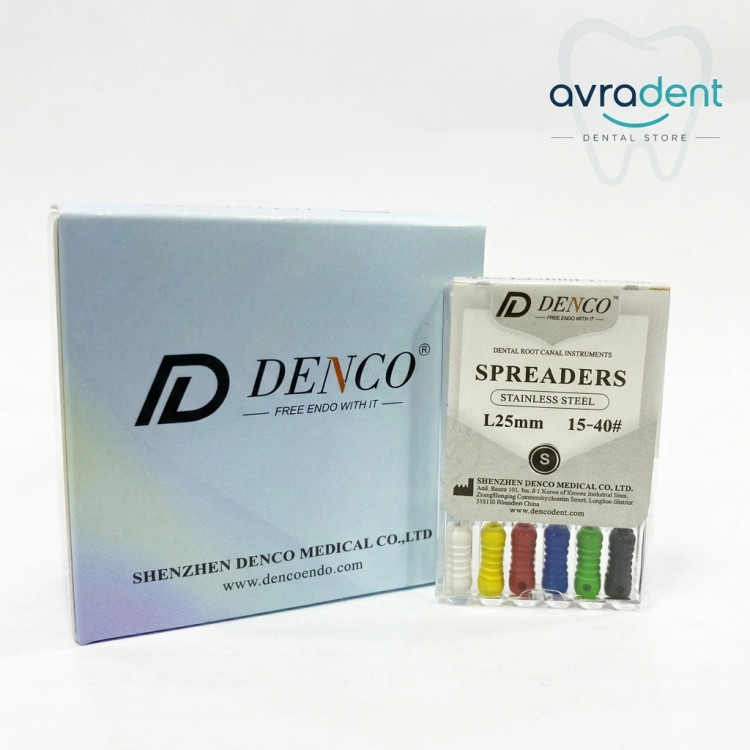 خرید و قیمت اسپریدر استیل دنکو DENCO طول ۲۵ میلی متر - تجهیزات اندودانتیکس دندانپزشکی اورادنت