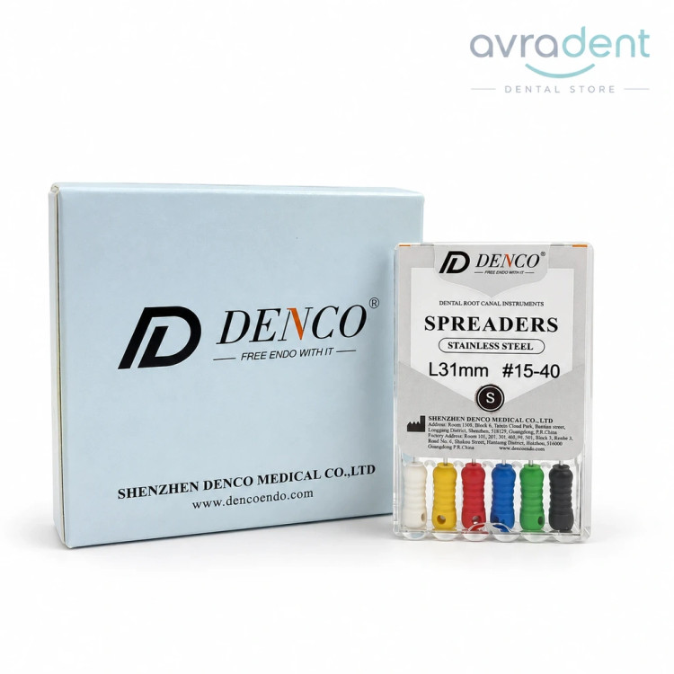 خرید و قیمت اسپریدر استیل دنکو طول ۳۱ میلیمتر سایز DENCO Spreaders L31mm - ابزار اندودانتیکس دندانپزشکی اورادنت